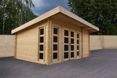 Chata Artemis 5,5×4 m — prosvětlená moderní chata