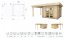 Zahradní domek s terasou JANUS 3x3+3x3m, 28mm