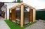 Zahradní domek Cleo 4×3 m  — masivní domek 40 mm s pultovou střechou